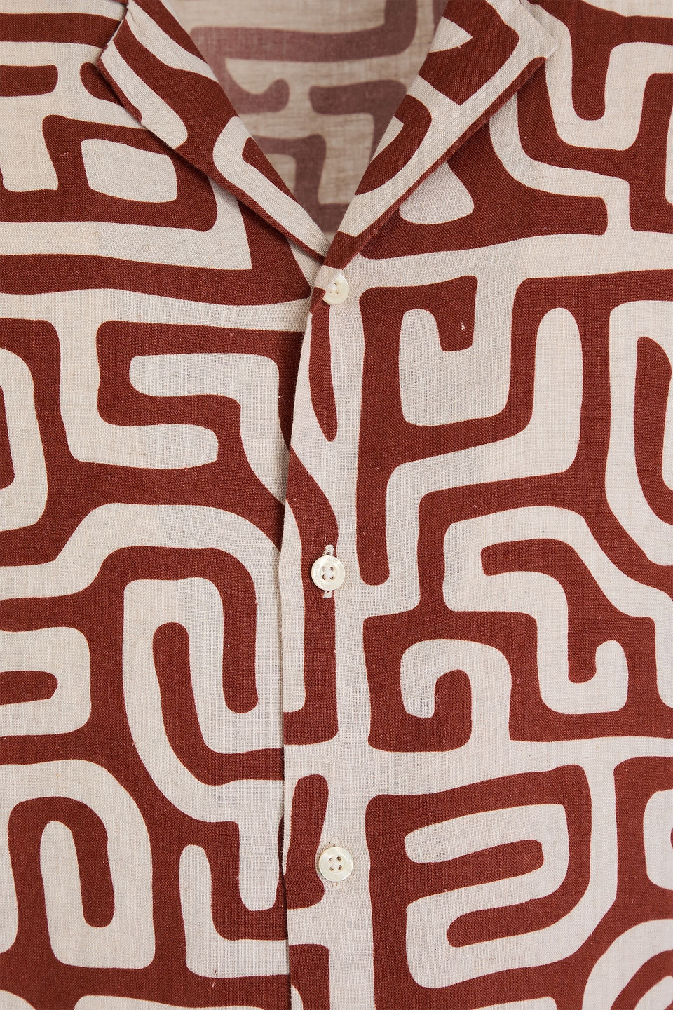 Frescobol Carioca Roberto Linen Shirt
