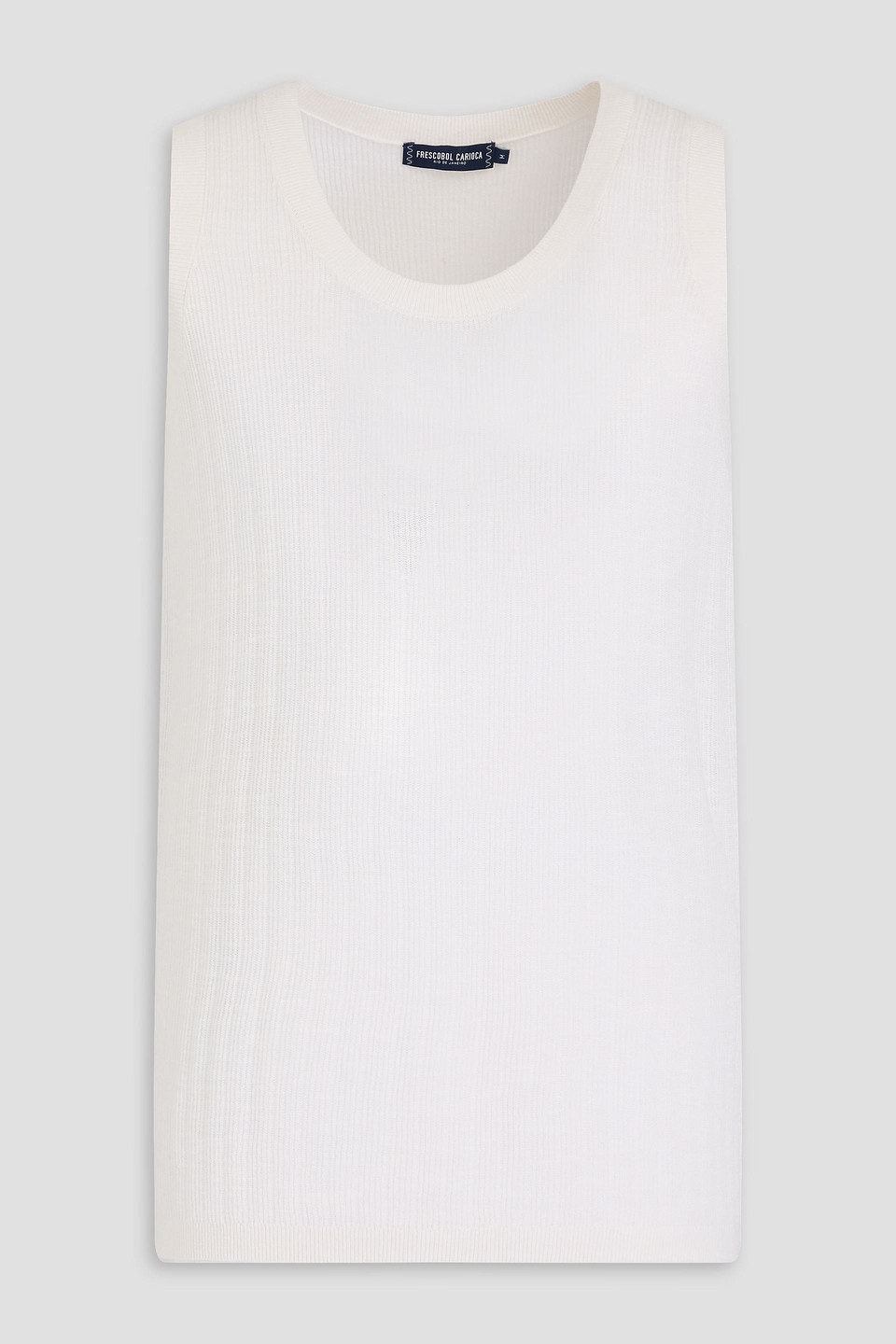 Frescobol Carioca Prado Ribbed Cotton-blend Waistcoat