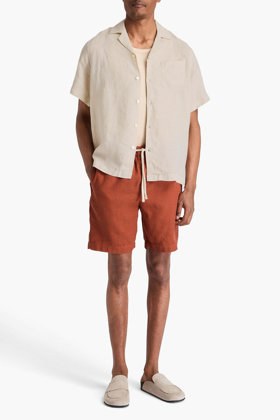 Frescobol Carioca Angelo Linen Shirt