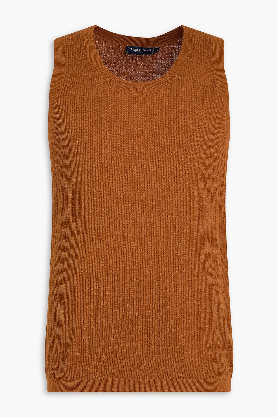 Frescobol Carioca Prado Ribbed Cotton-blend Waistcoat