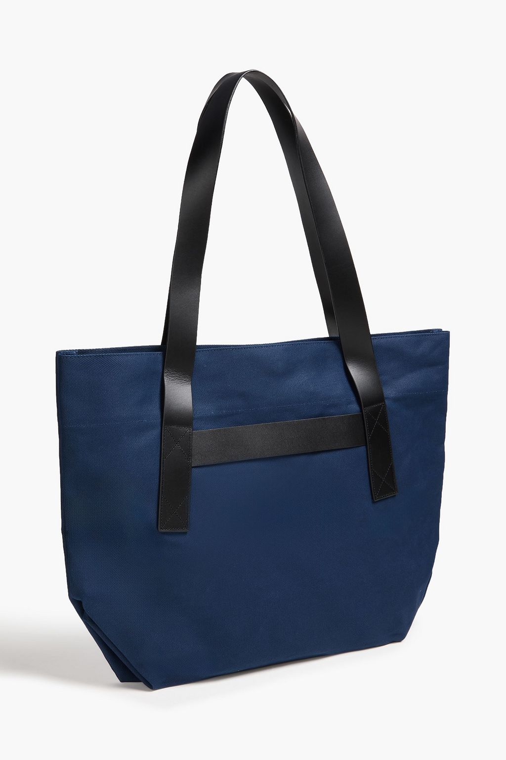 FRESCOBOL CARIOCA Costa leather-trimmed canvas tote