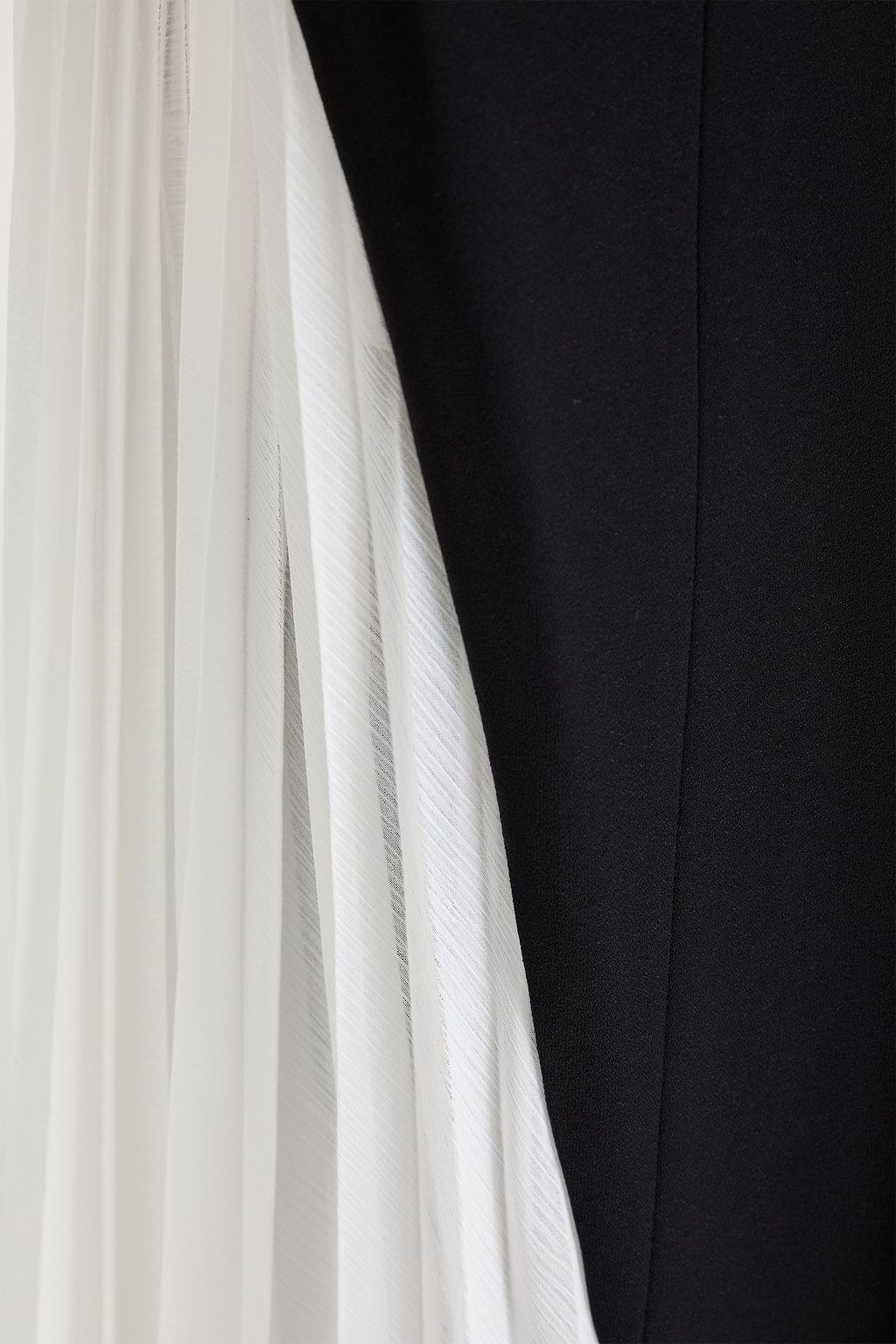 ALICE + OLIVIA Retha strapless two-tone crepe maxi dress