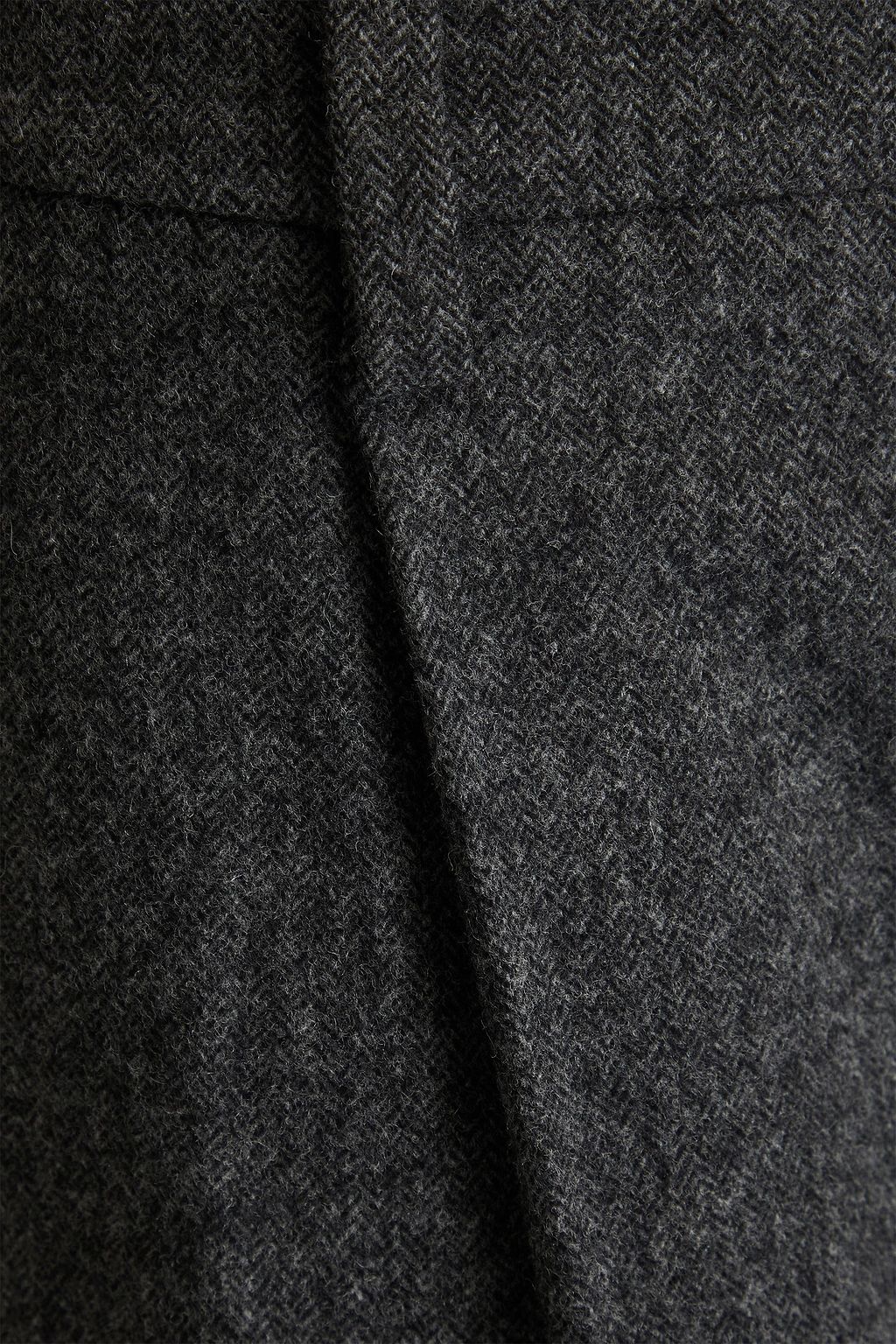 VINCE. ツイル ワイドレッグパンツ ヘリンボーン