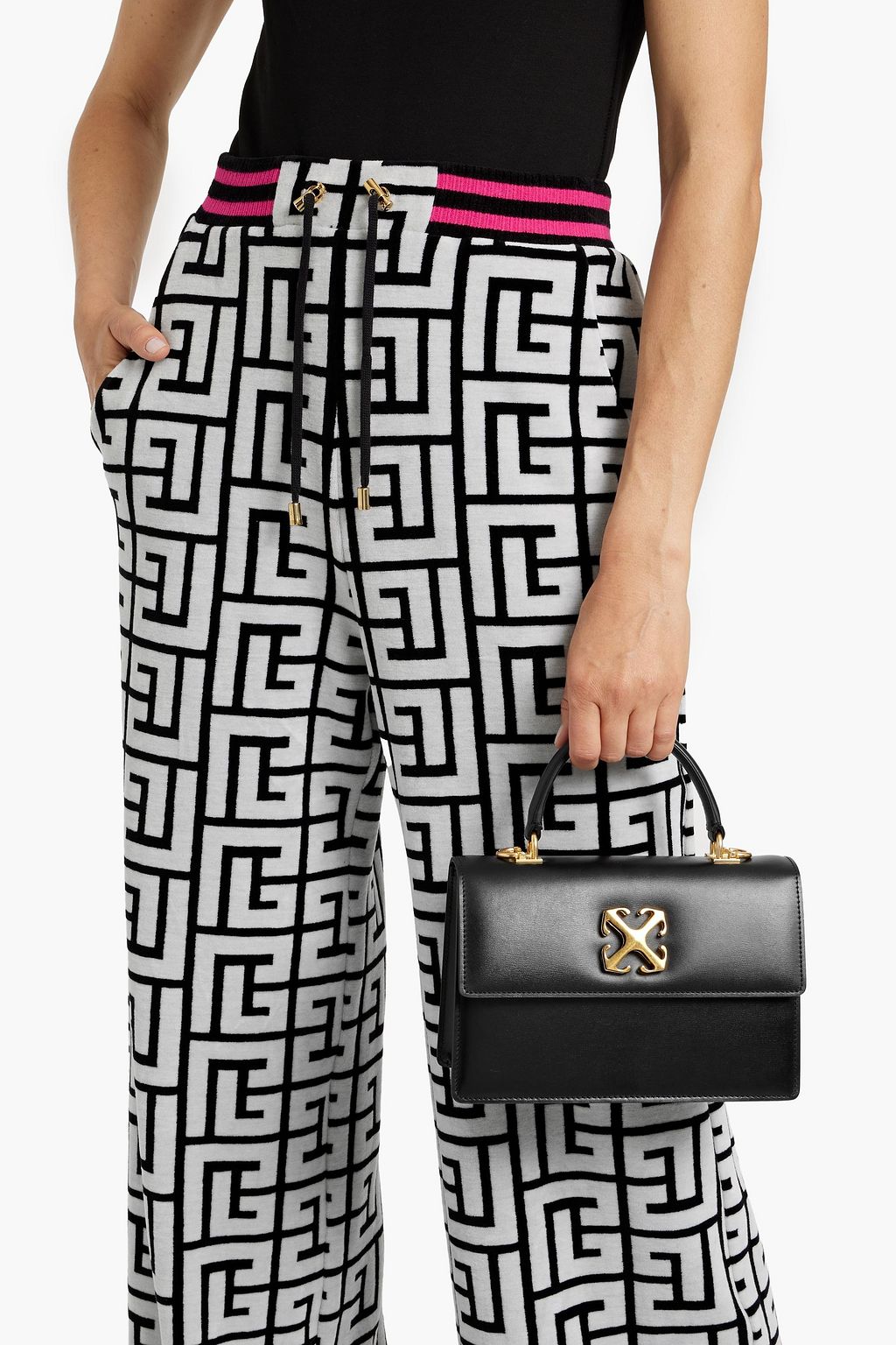 OFF-WHITE™ Jitney 1.4 leather tote