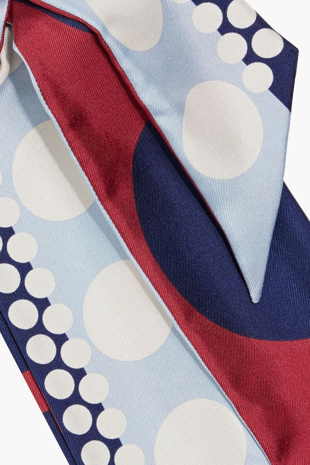 VALENTINO GARAVANI Printed silk-twill scarf