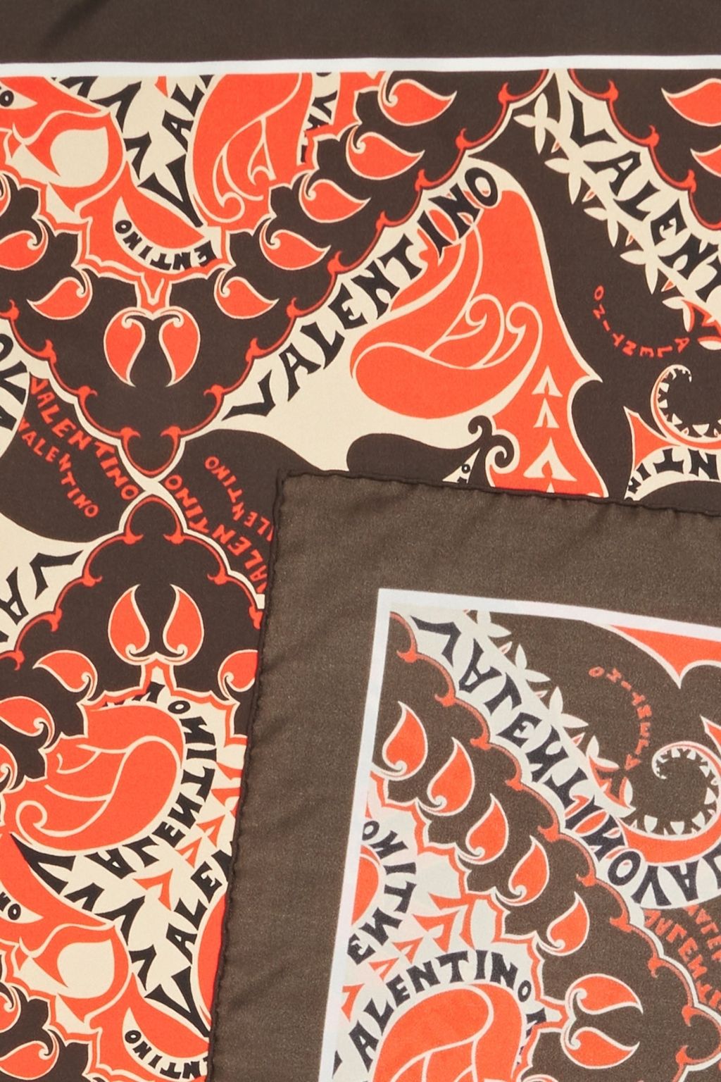 VALENTINO GARAVANI Printed silk-twill scarf