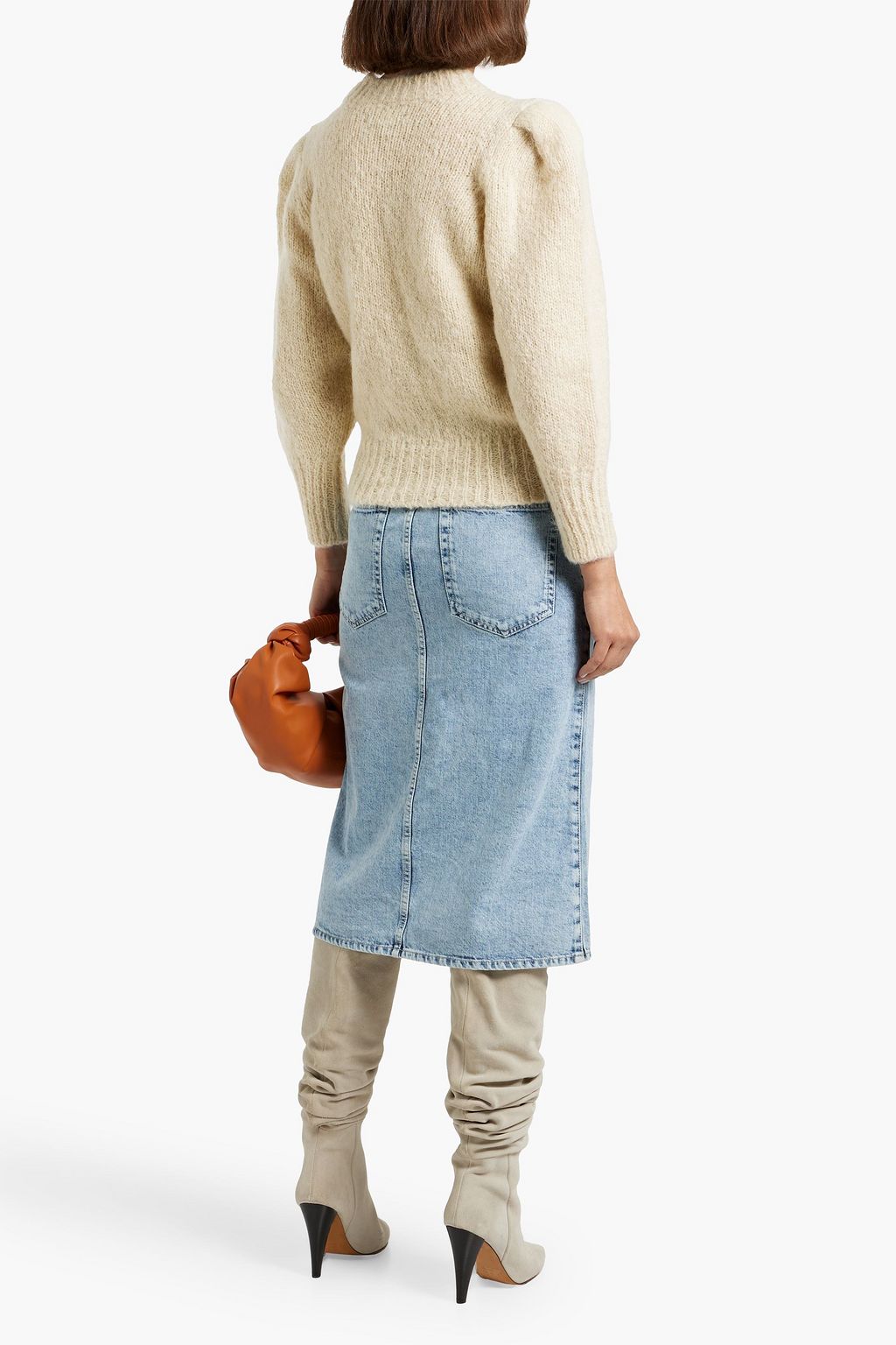 ISABEL MARANT Dipoma denim midi skirt