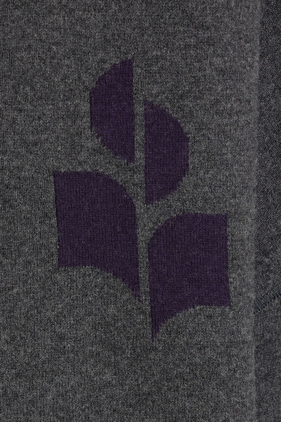 Isabel Marant Étoile Isabel Marant Etoile Woman Melange Dark Grey Stretch Cotton Blend Altee Sweater In Gray