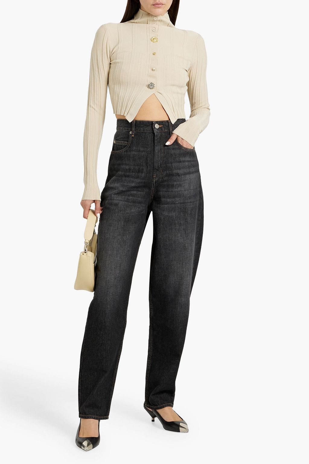 MARANT ÉTOILE Corsy high-rise tapered jeans