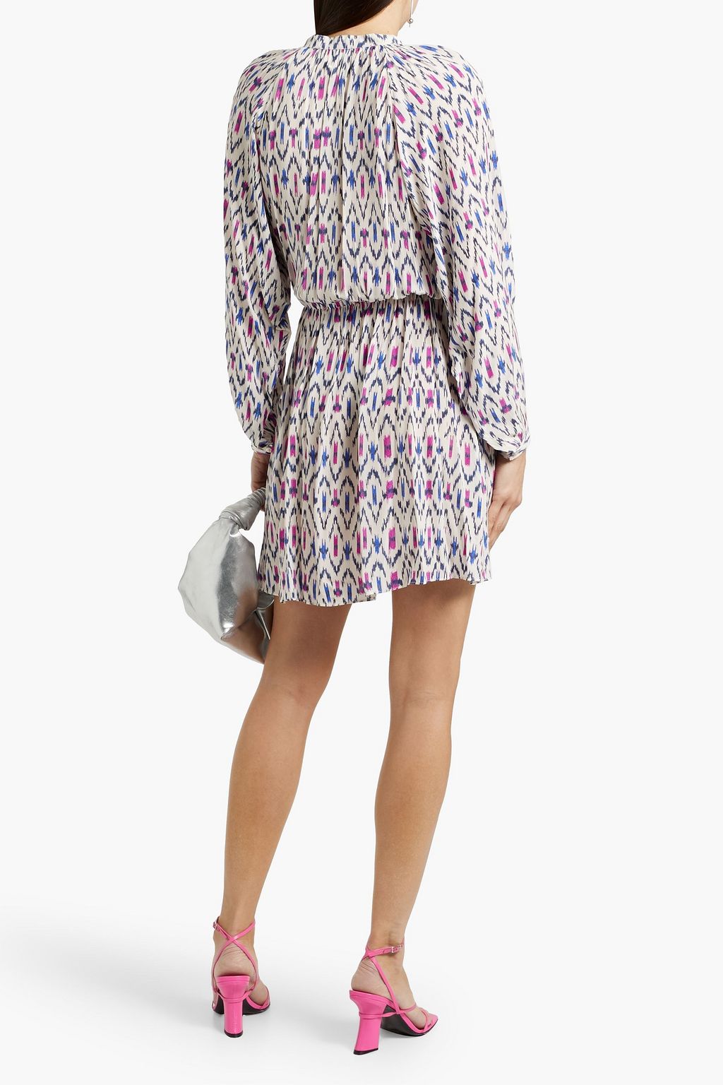 MARANT ÉTOILE Amandine printed crepe de chine mini dress