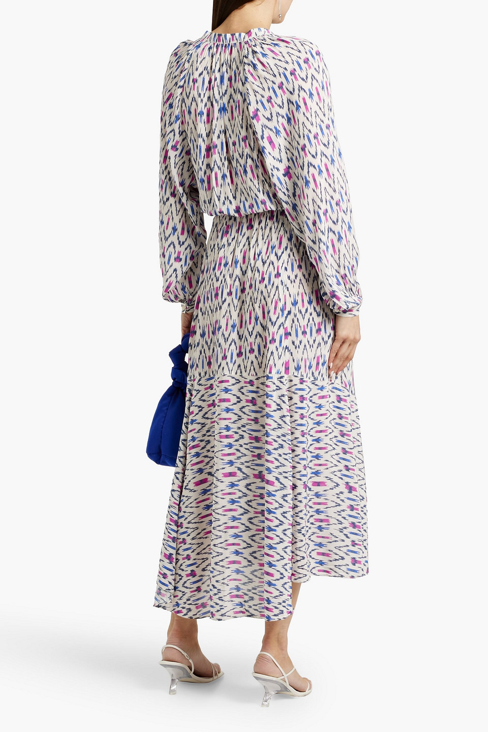 ISABEL MARANT ÉTOILE ARBELA PRINTED CREPE MIDI DRESS 