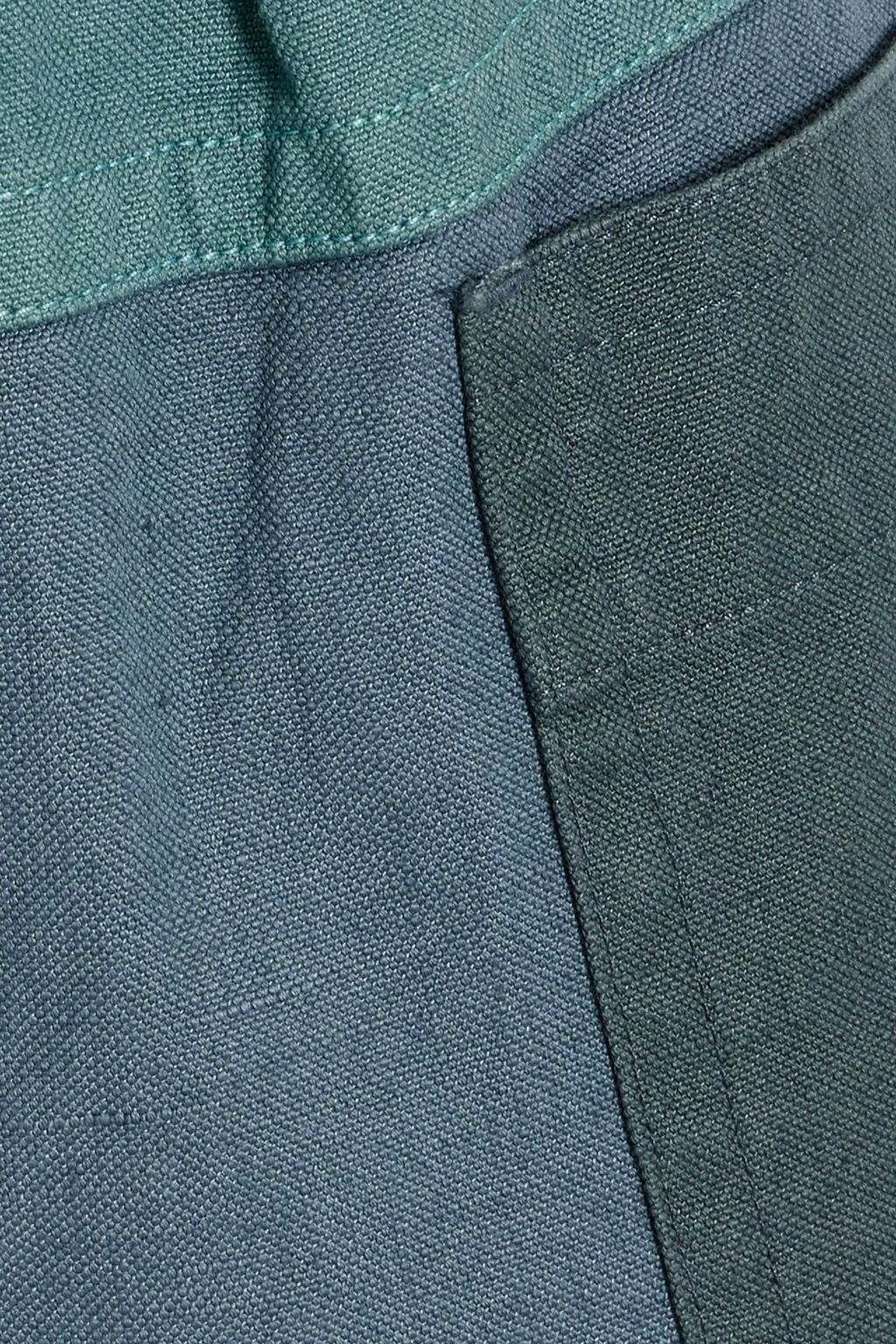 MARANT ÉTOILE Kalerna patchwork cotton and linen-blend shorts