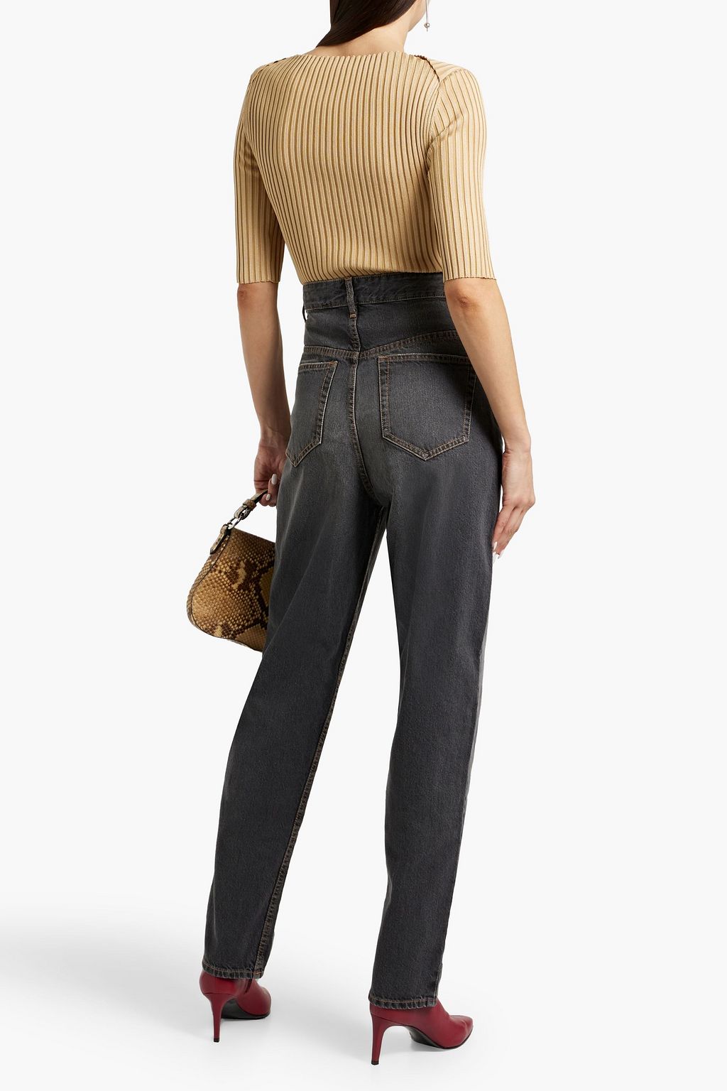 MARANT ÉTOILE Corsy high-rise tapered jeans