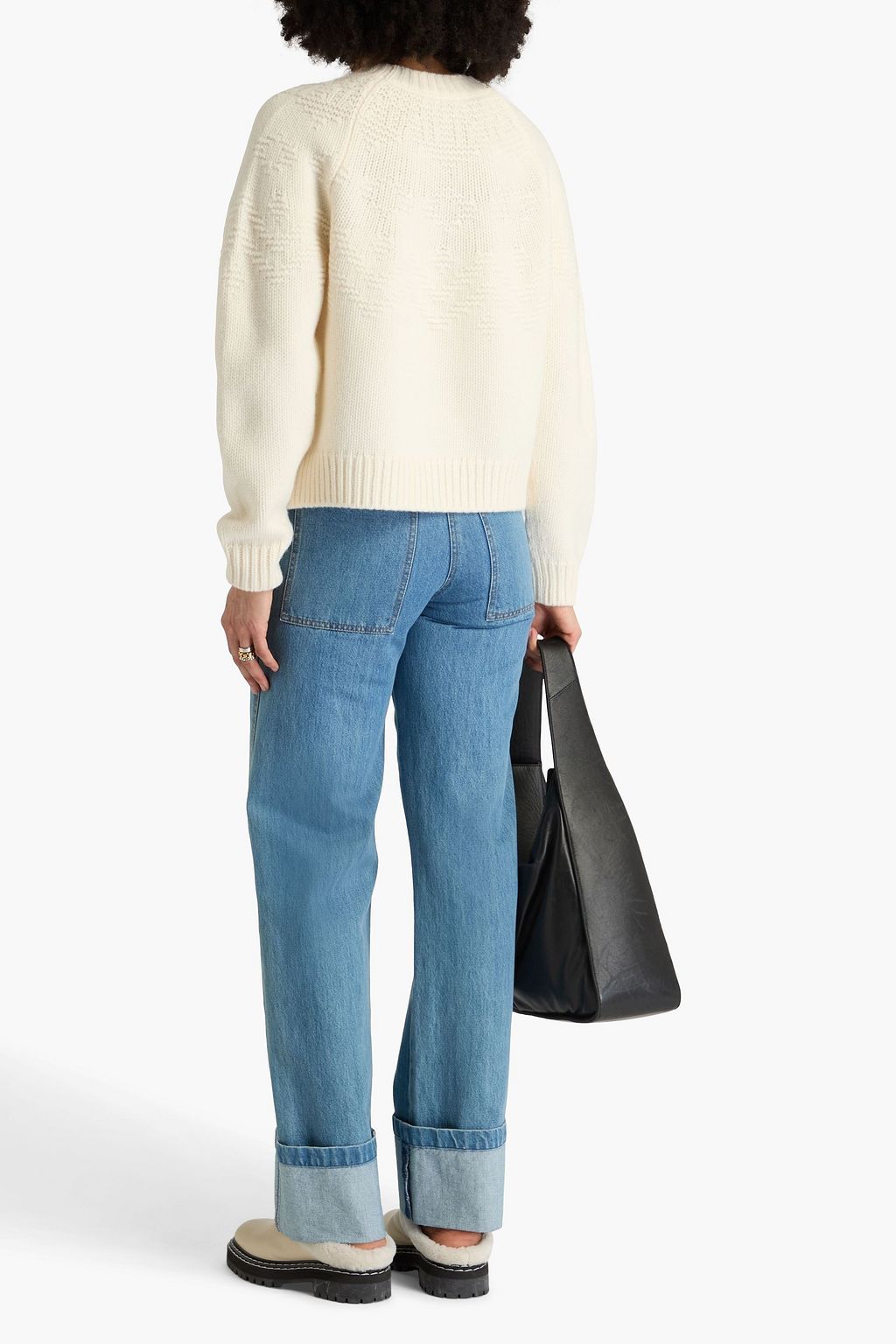 VINCE. Jacquard-knit wool sweater