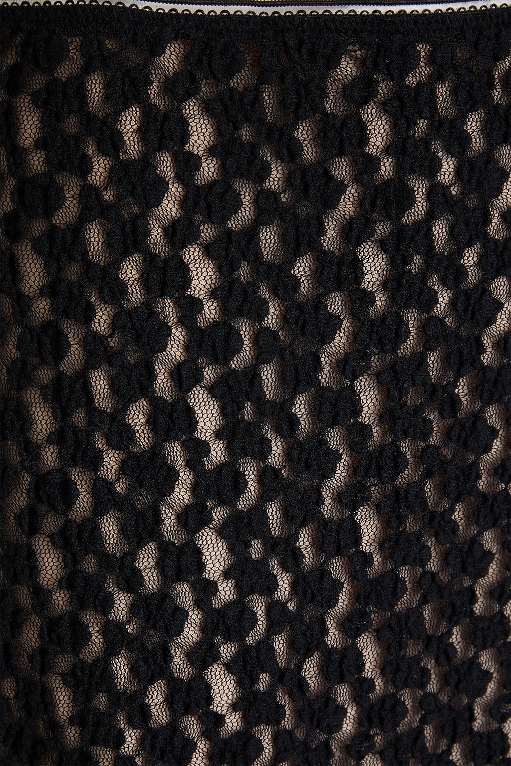 VINCE. Cloqué midi skirt