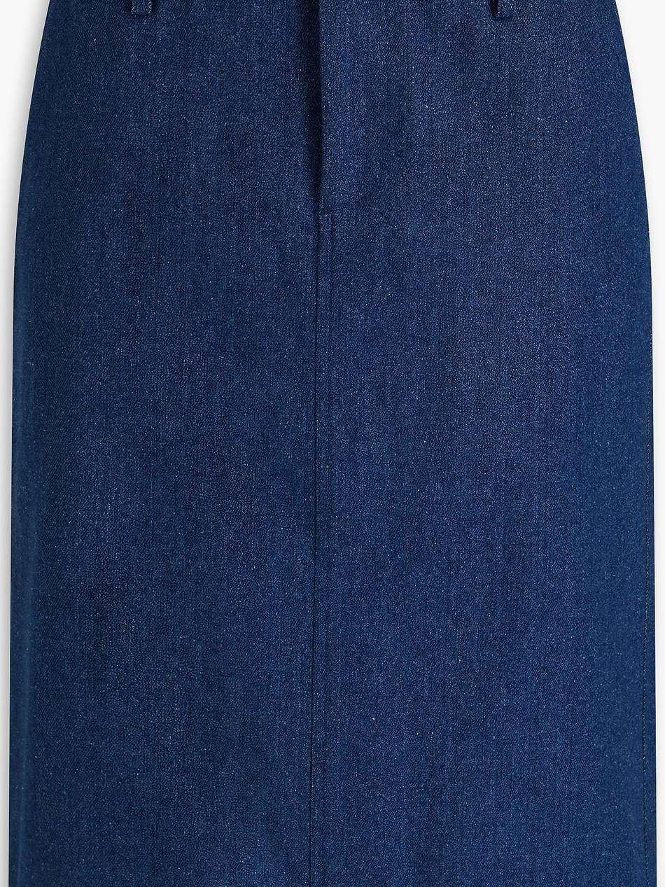 denim pencil skirt