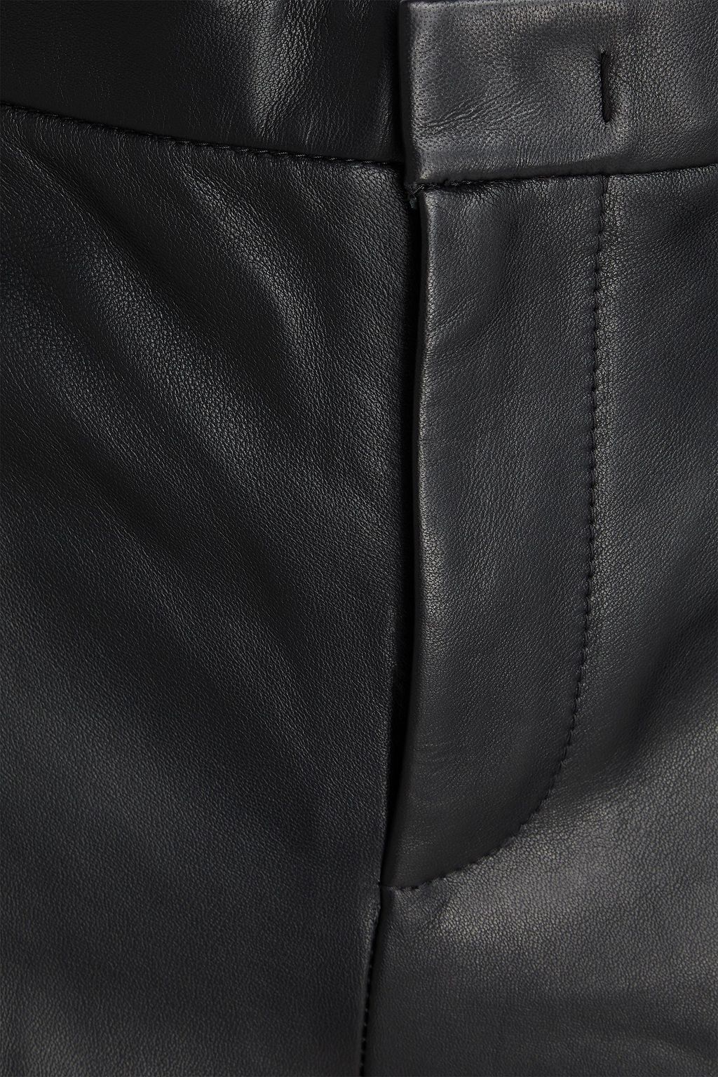 VINCE. Leather shorts