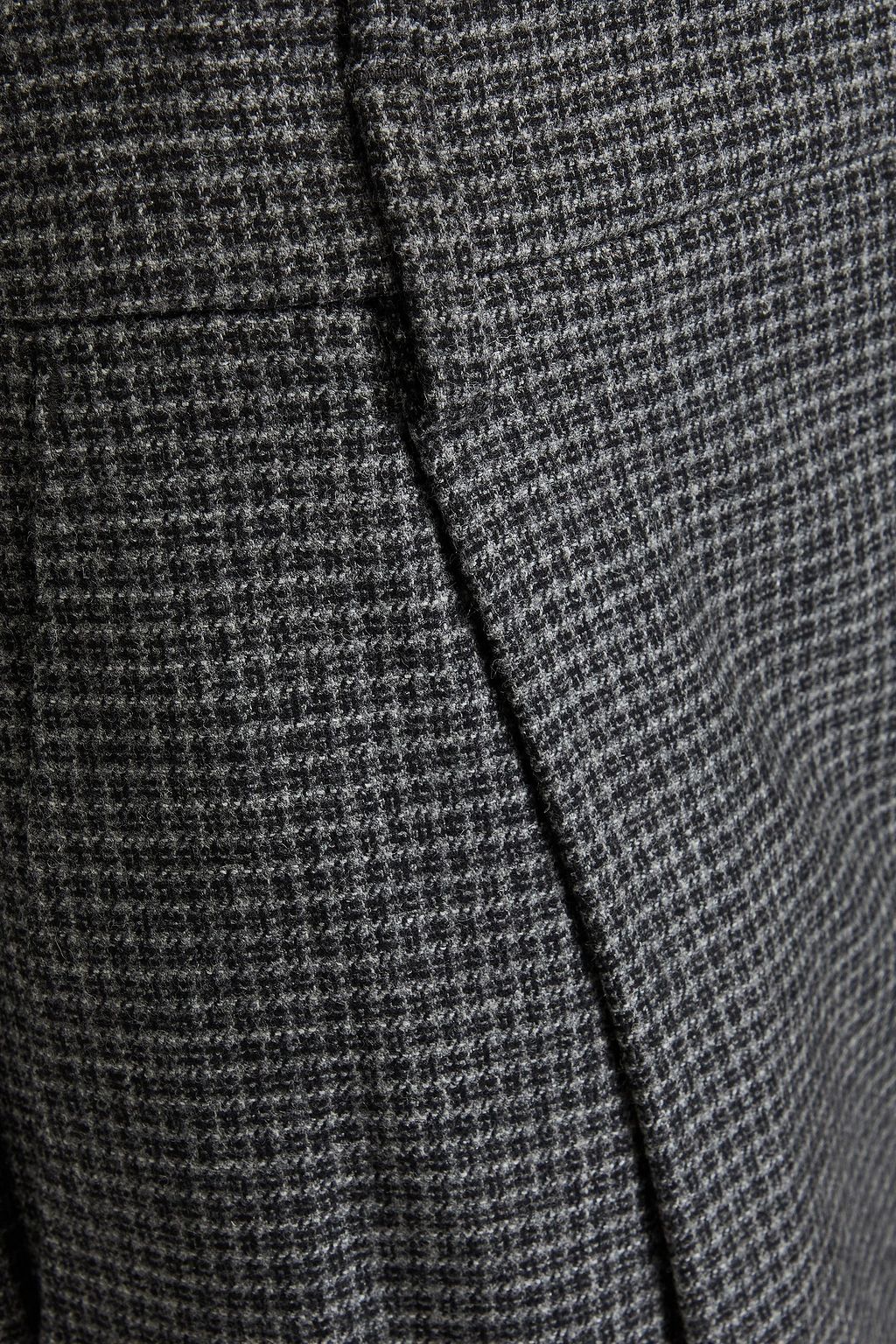 VINCE. Checked tweed wide-leg pants
