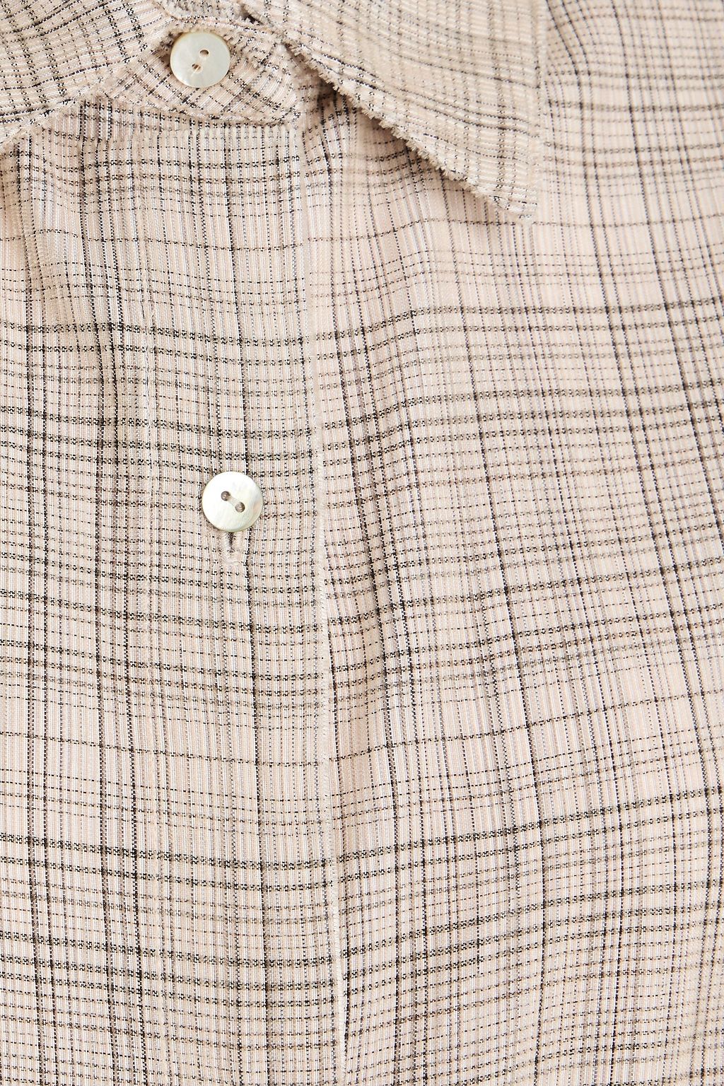 VINCE. Checked woven shirt