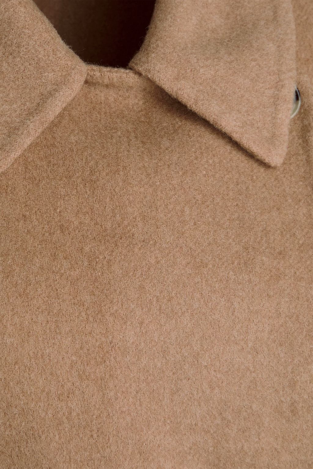 VINCE. Double-breasted wool-blend felt coat