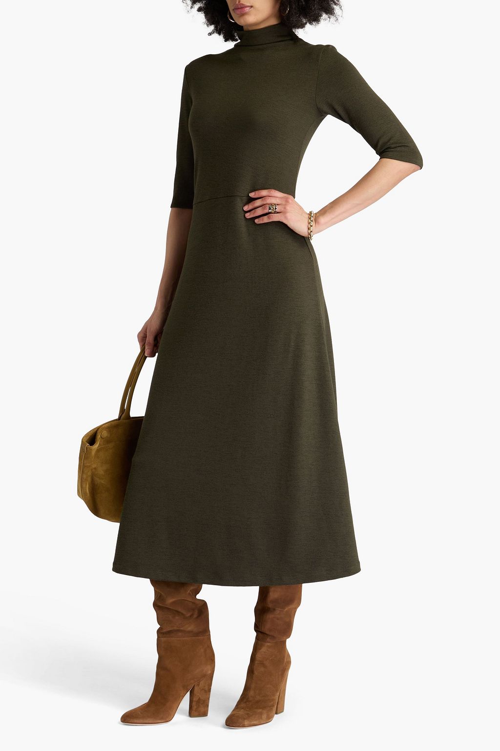 VINCE. Knitted midi dress