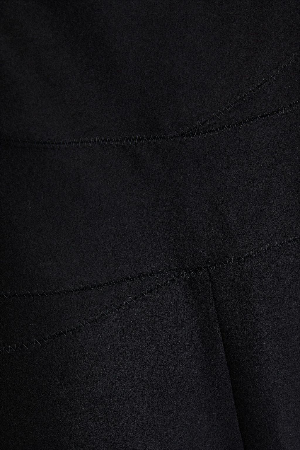 VINCE. Wool-blend flannel midi dress