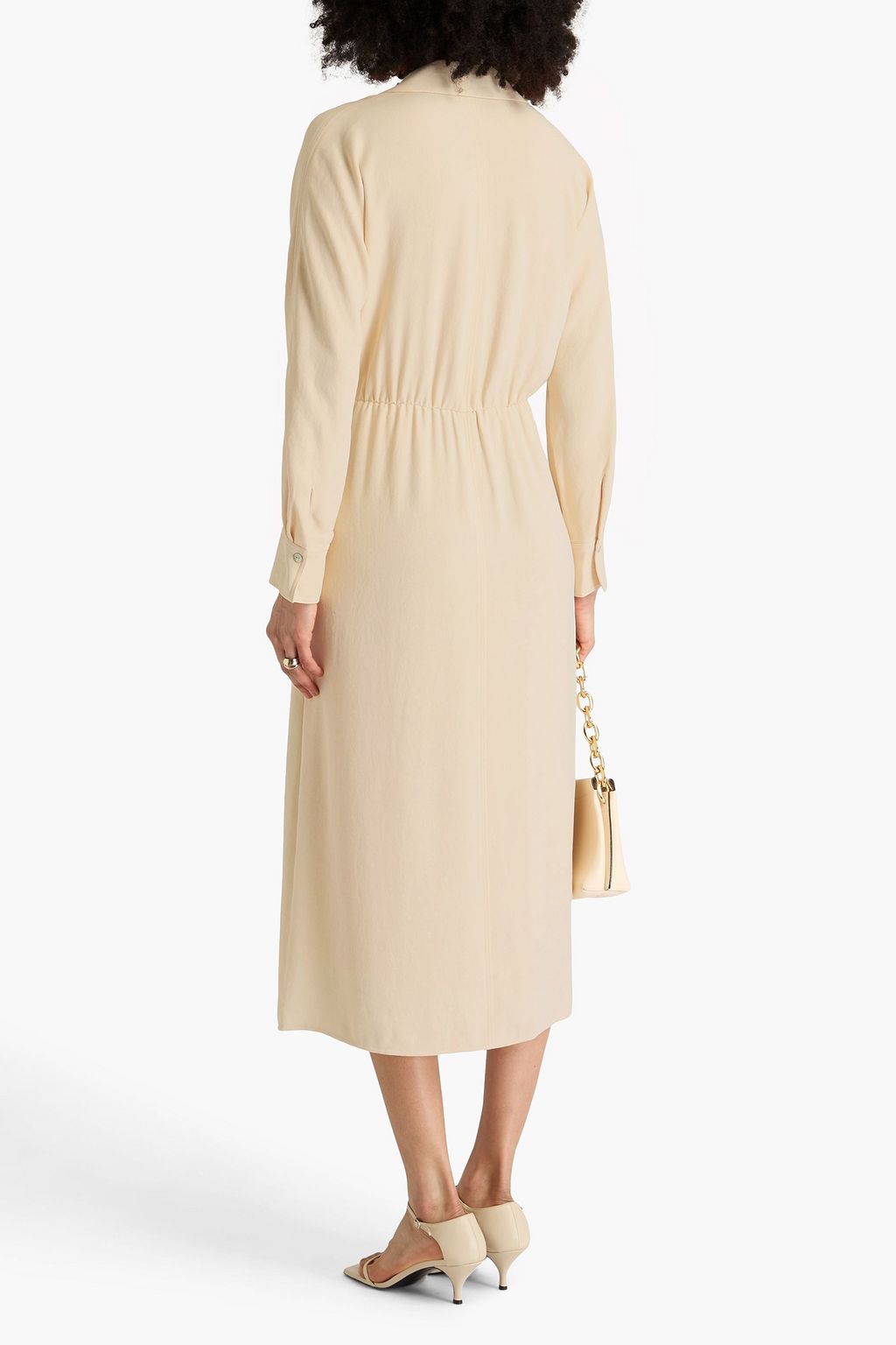 VINCE. Crepe midi dress
