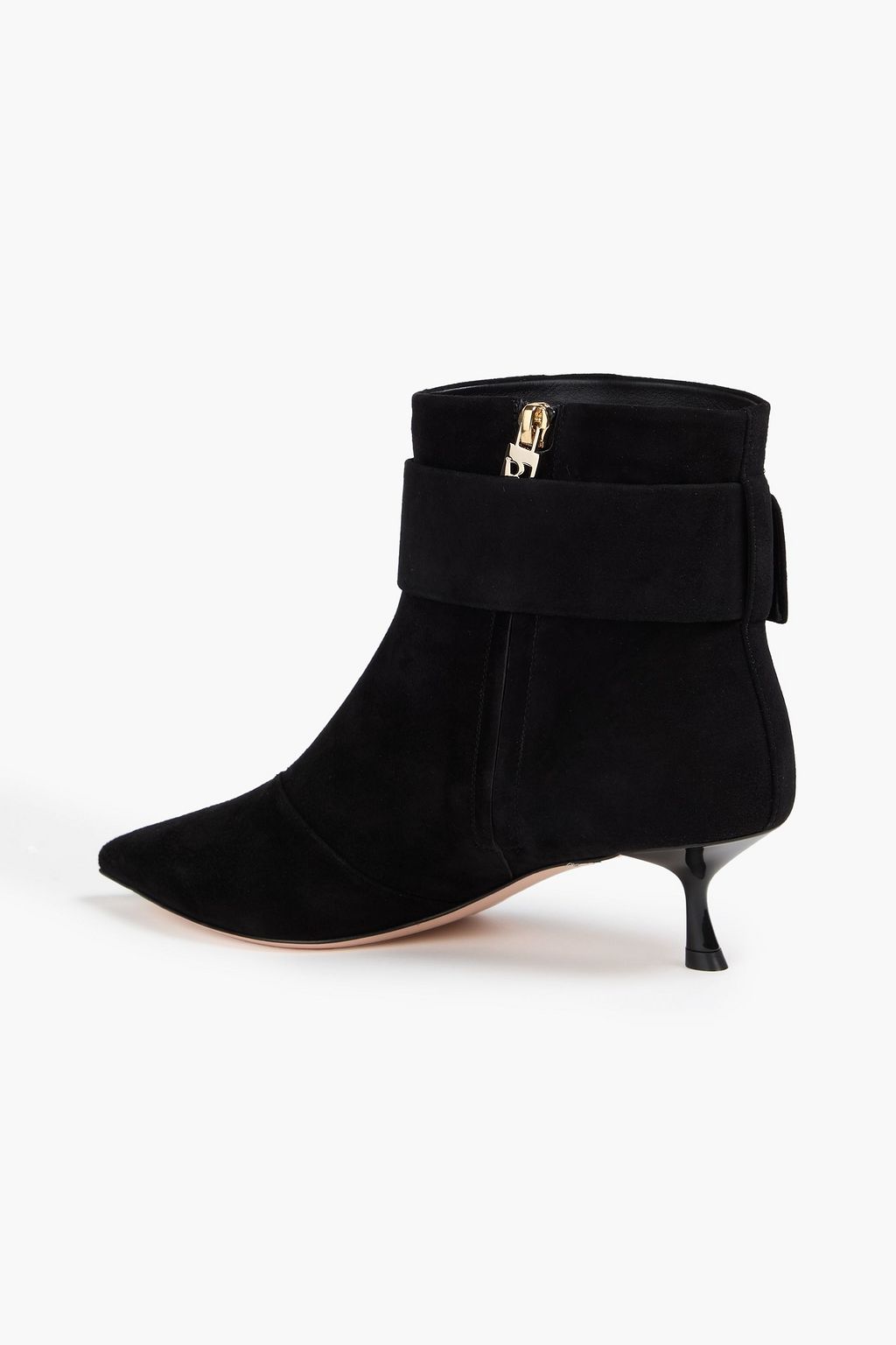 ROGER VIVIER Buckled suede sock boots