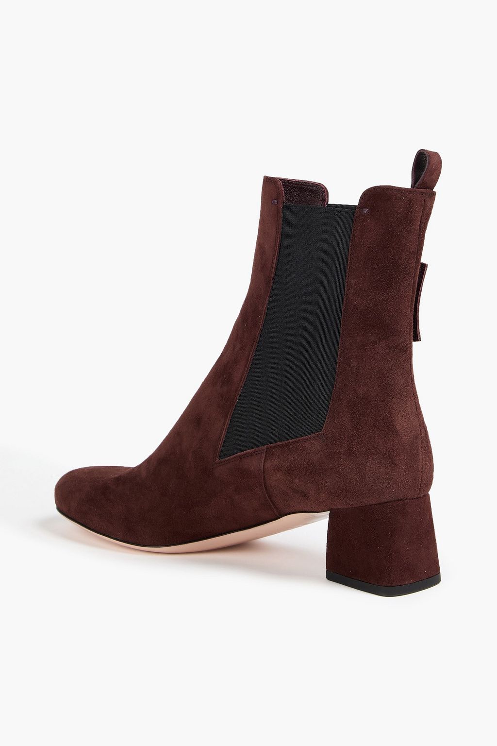 ROGER VIVIER 트레 비비에 버클 디테일 스웨이드 첼시 부츠