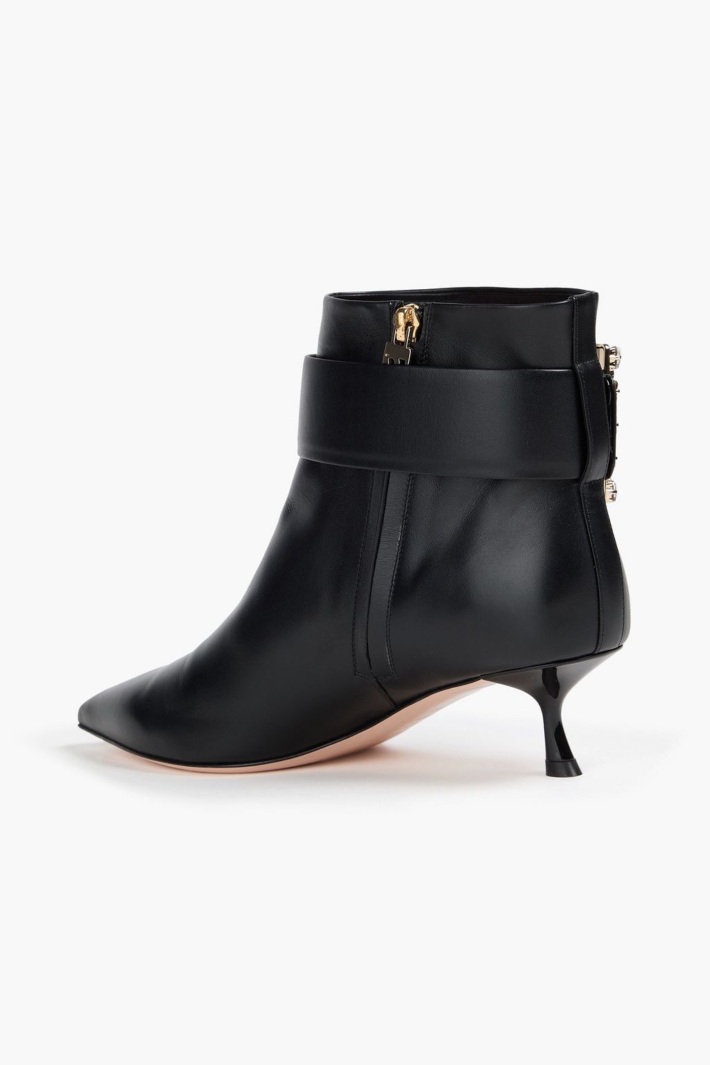 ROGER VIVIER Buckled leather ankle boots