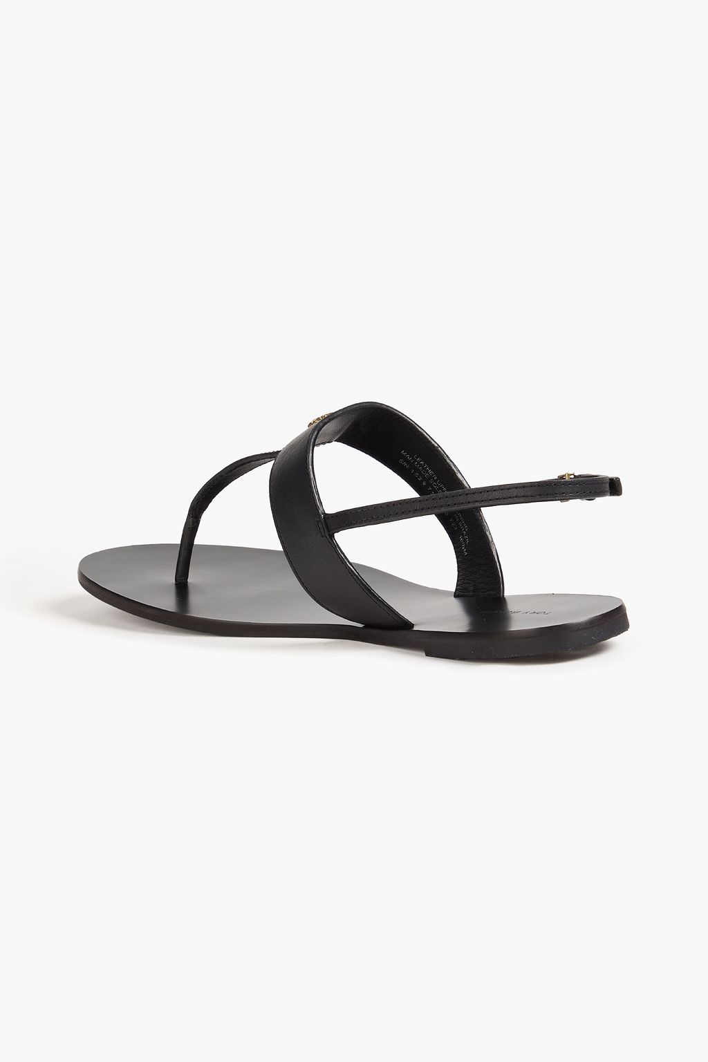 TORY BURCH Capri embellished leather slingback sandals