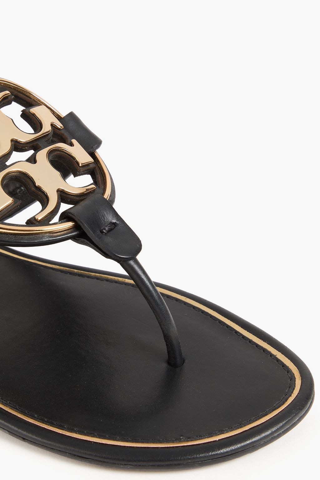 TORY BURCH 밀러 장식 디테일 가죽 샌들