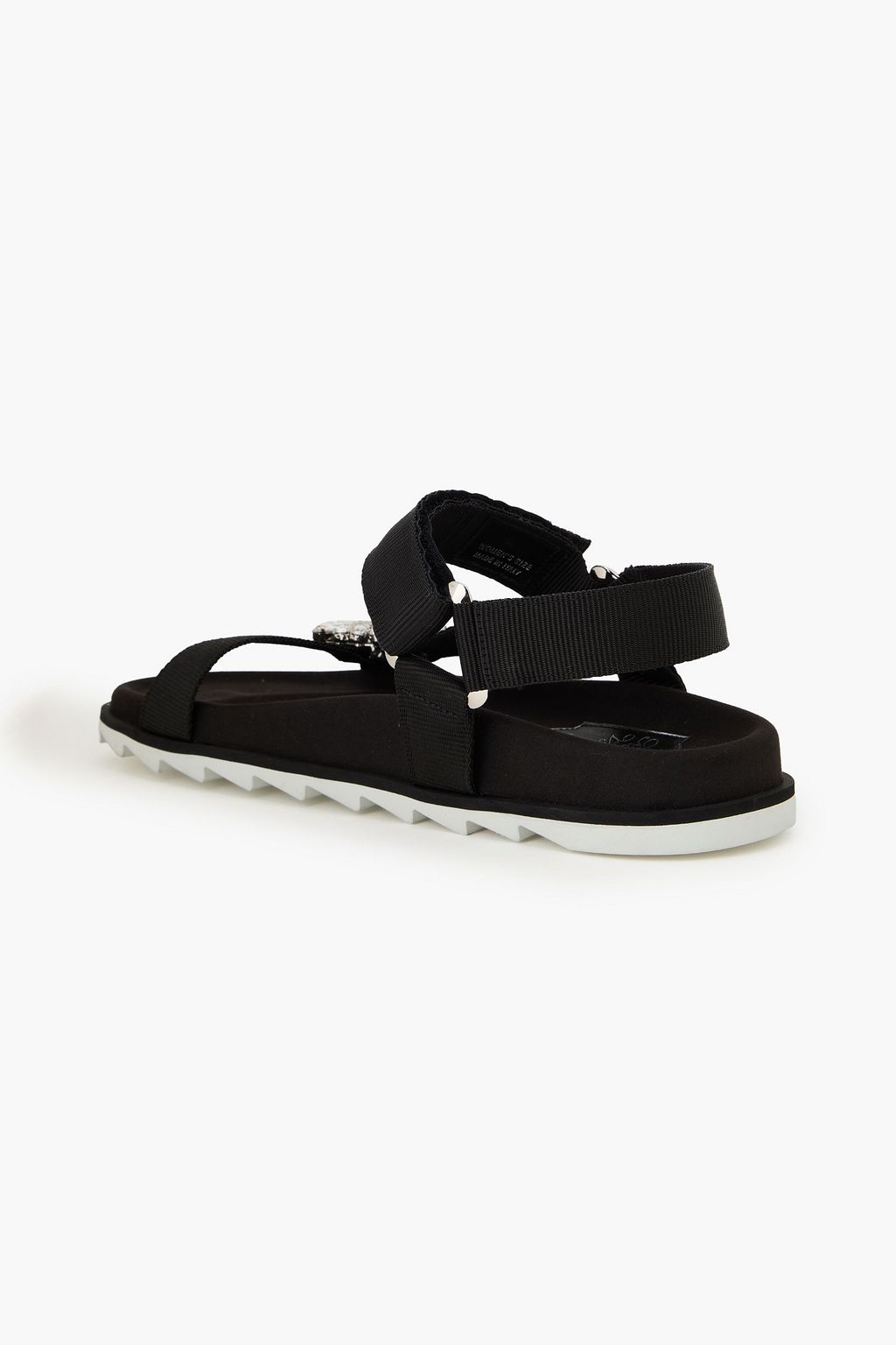 ROGER VIVIER Trekky Viv グログラン サンダル クリスタル付き