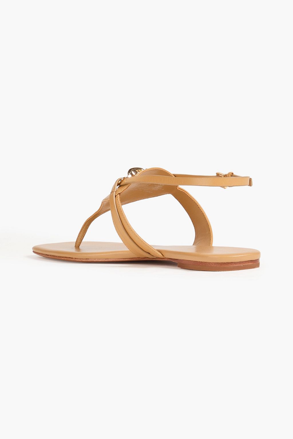 TORY BURCH Jessa embellished leather slingback sandals
