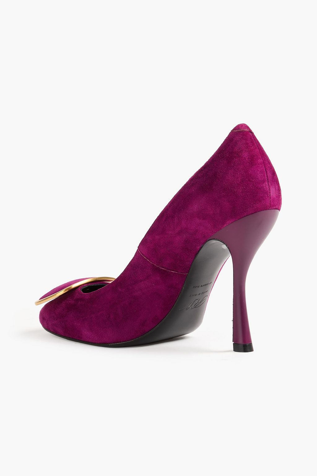 ROGER VIVIER Vertigo buckled suede pumps