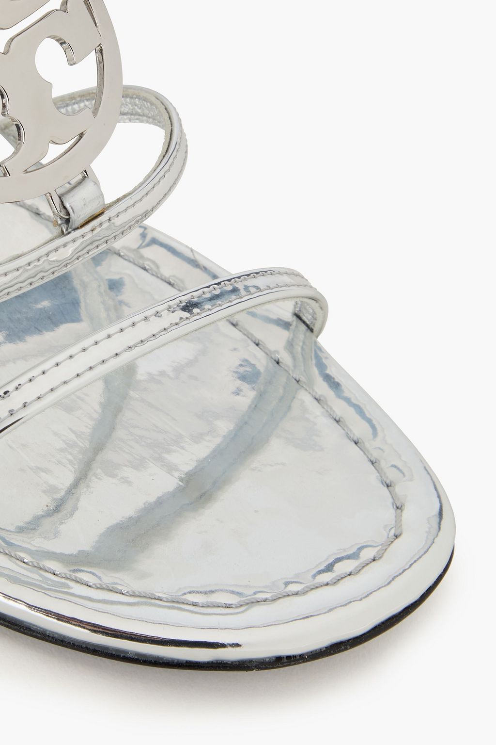 TORY BURCH Miller Capri Wedges mit Metallic-Effekt