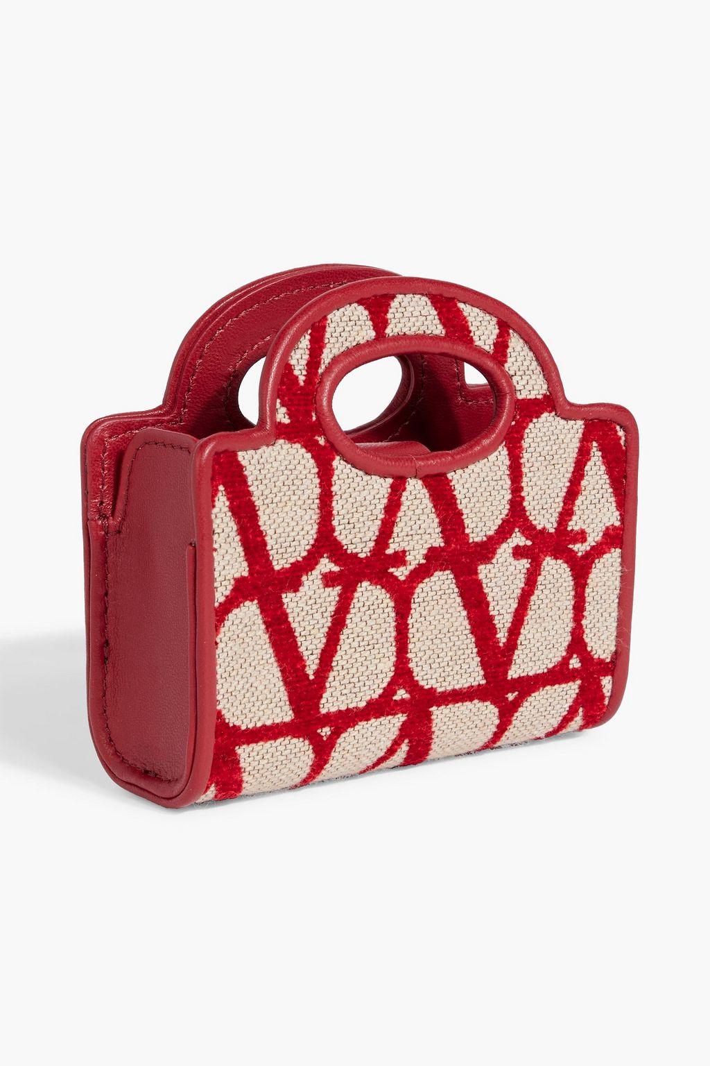 VALENTINO GARAVANI Le Troisième micro canvas-jacquard cross-body bag