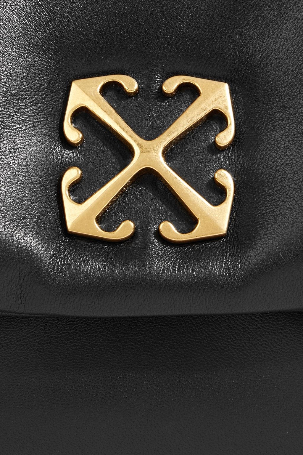 OFF-WHITE™ Jitney embellished padded leather shoulder bag