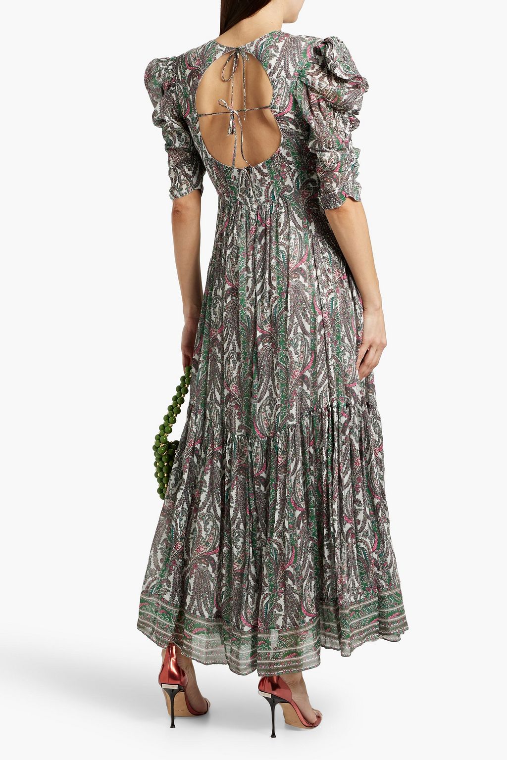 ISABEL MARANT Bealisa paisley-print cotton and silk-blend crepon maxi dress
