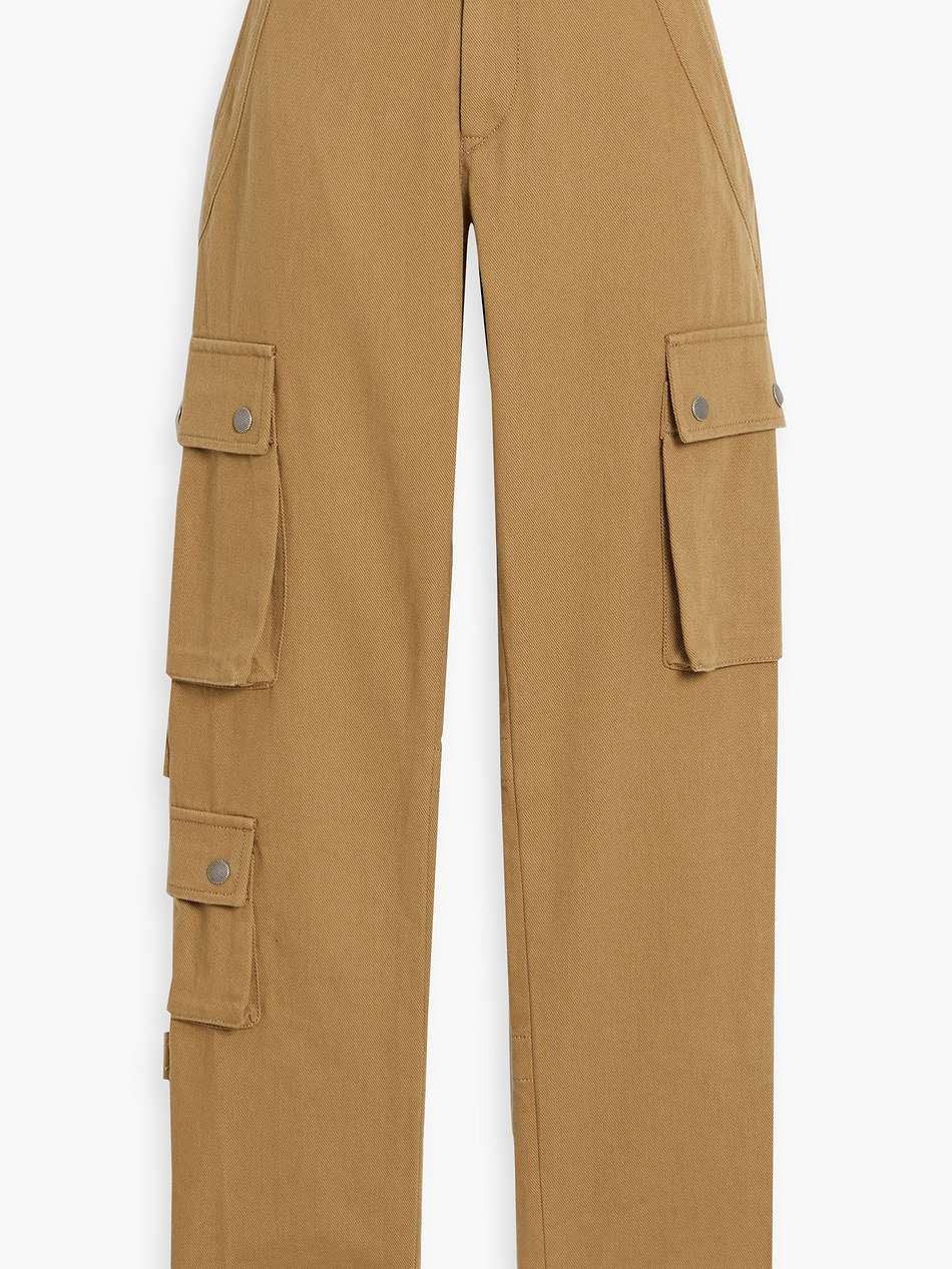 elodie cotton-gabardine cargo pants
