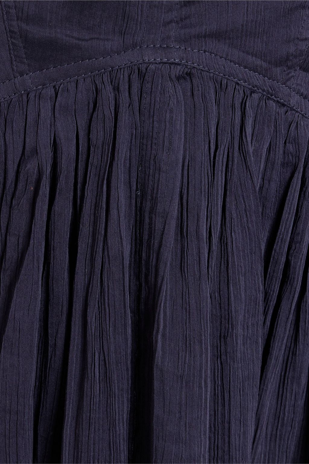 ISABEL MARANT Kadavu cotton and silk-blend crepon mini skirt