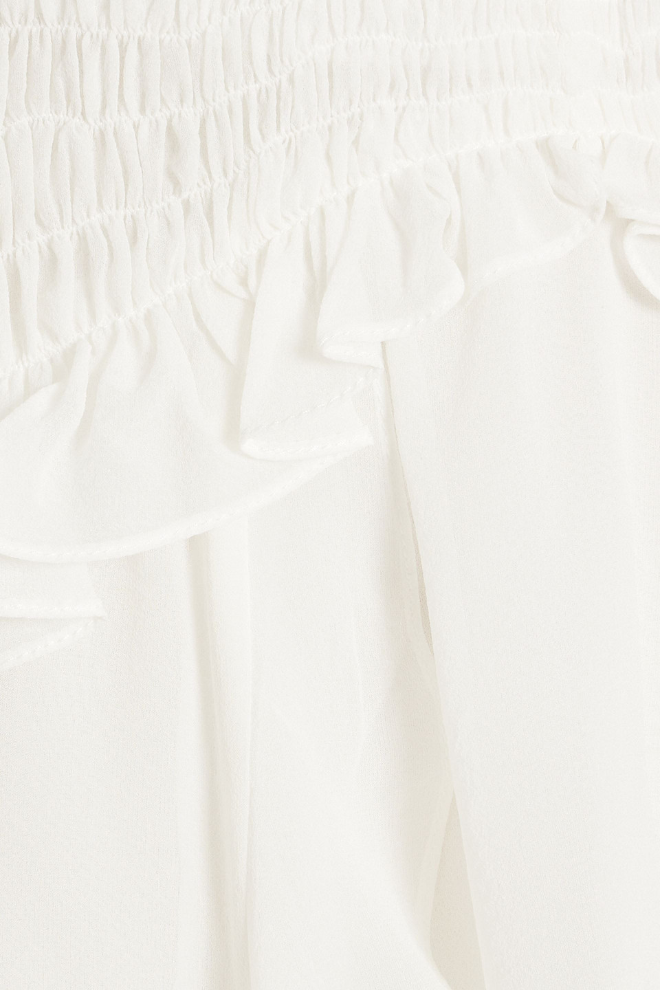 ISABEL MARANT TRIPSY DRAPED CREPON MINI SKIRT