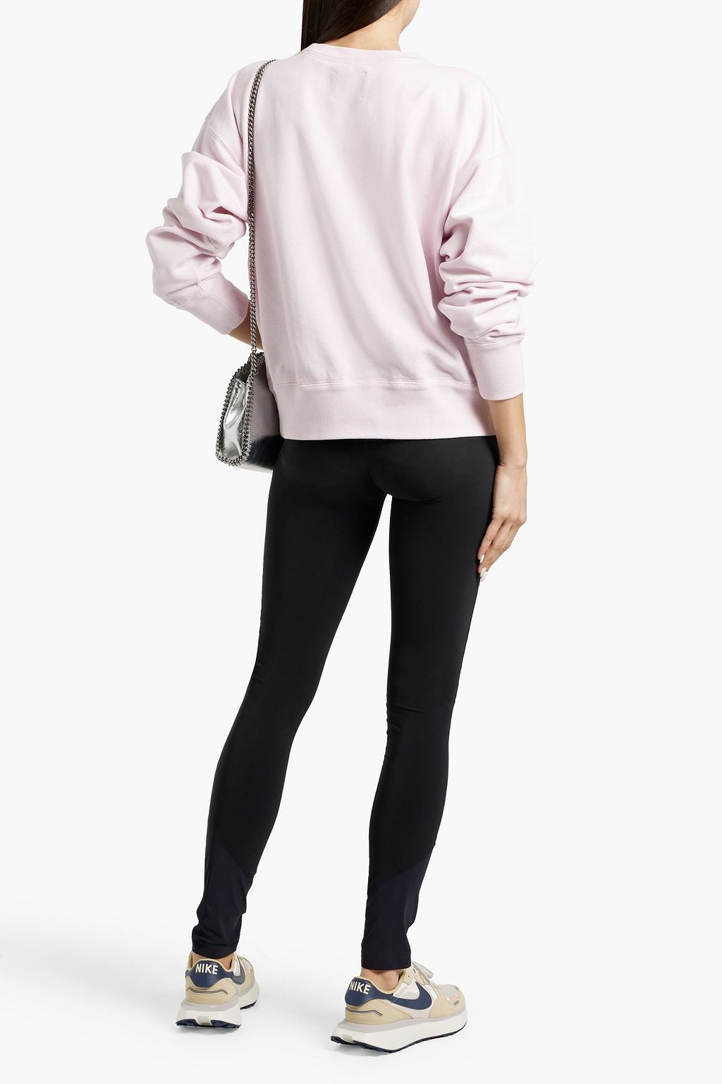 ISABEL MARANT Tiso two-tone stretch-jersey leggings