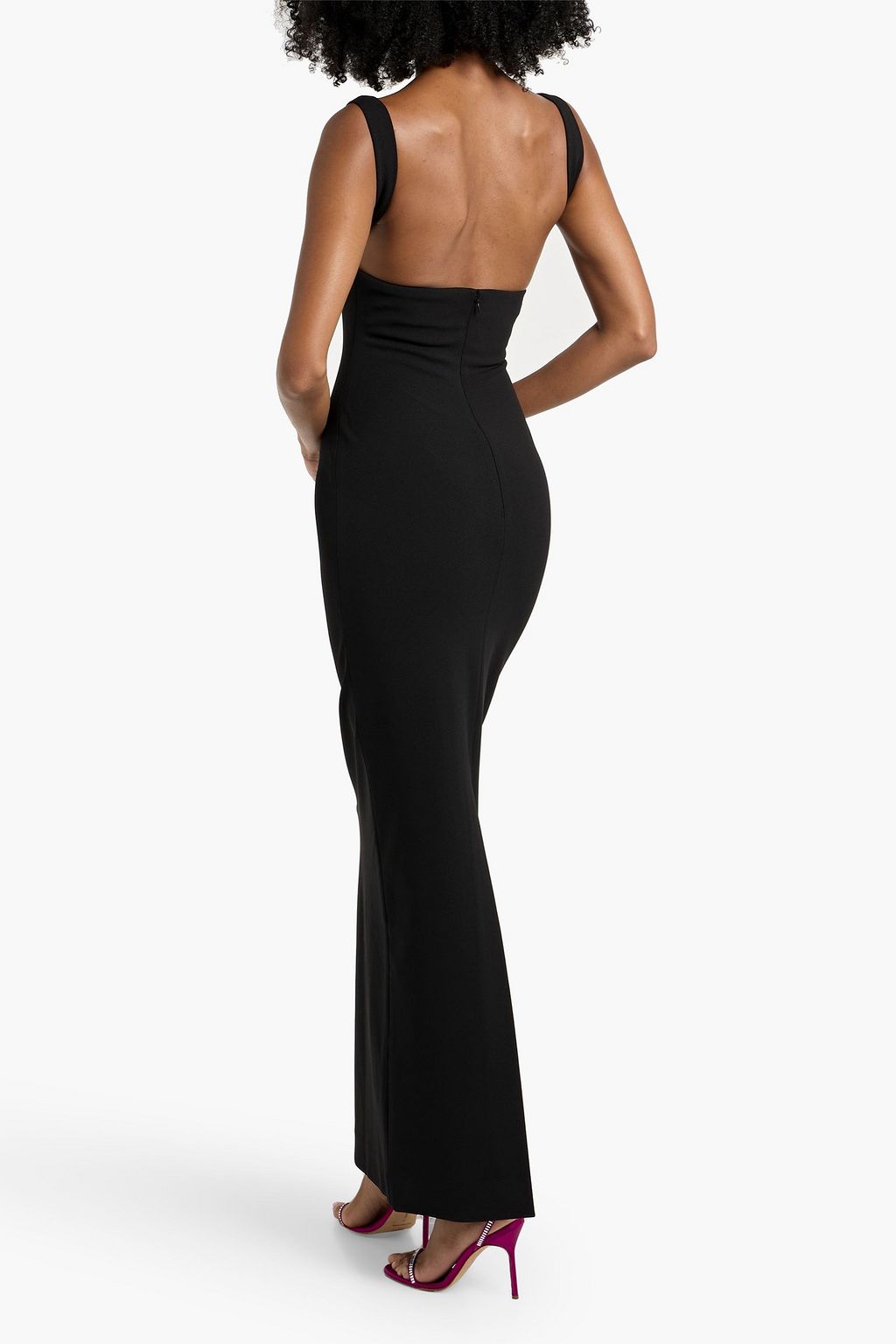 SOLACE LONDON Joni crepe maxi dress