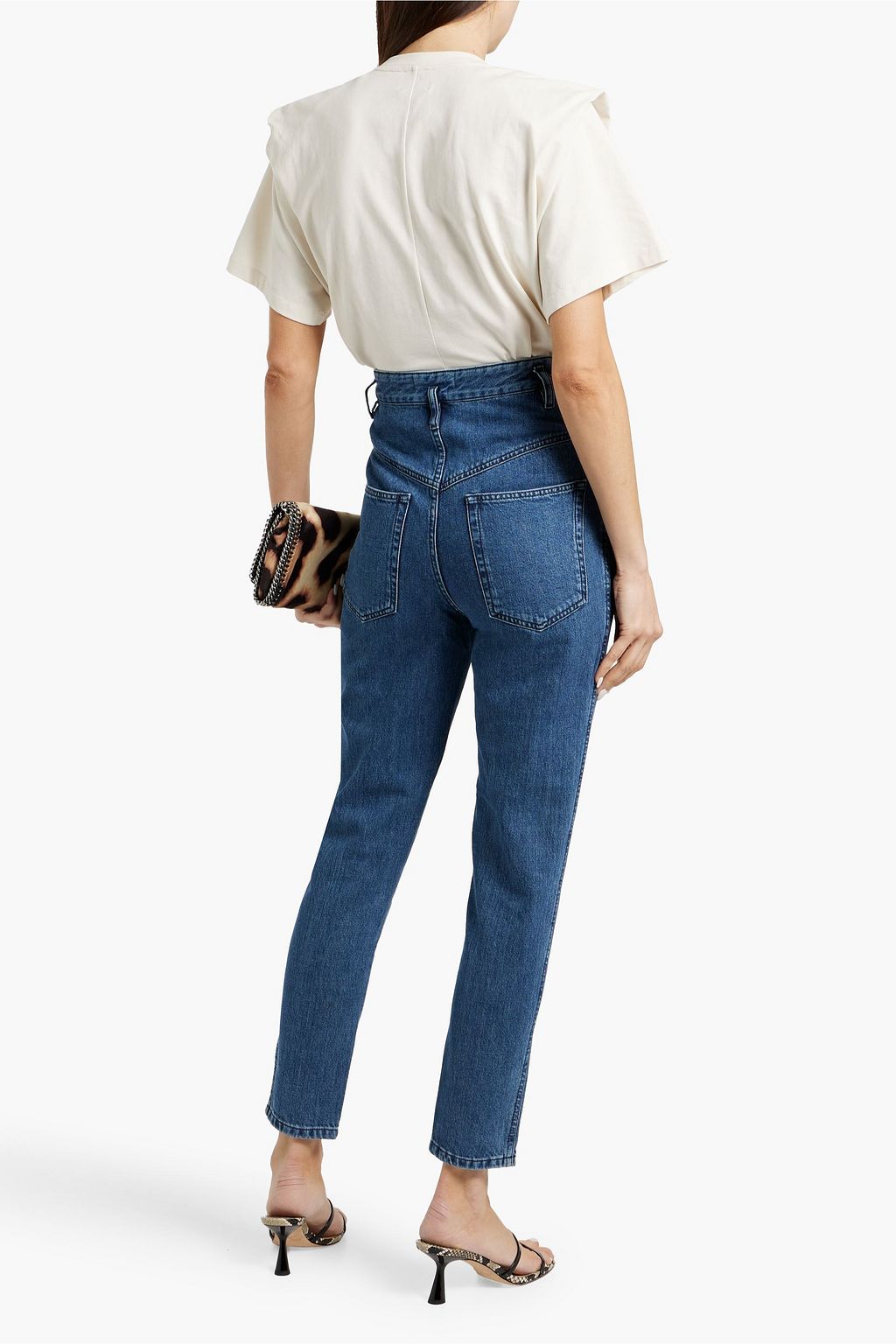 ISABEL MARANT Padeloisasr high-rise tapered jeans
