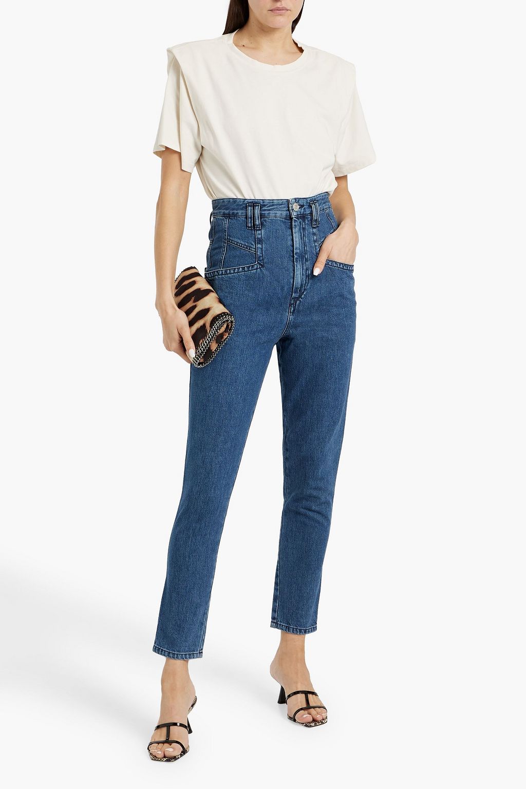 ISABEL MARANT Padeloisasr high-rise tapered jeans