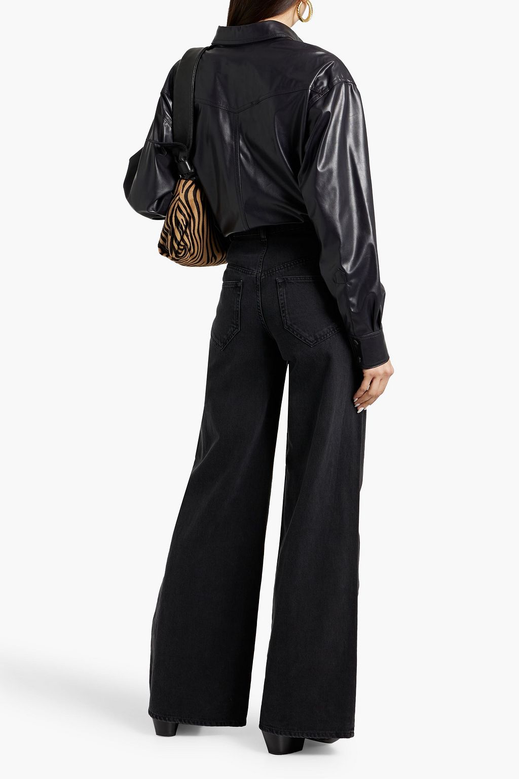 ISABEL MARANT Lemony high-rise wide-leg jeans