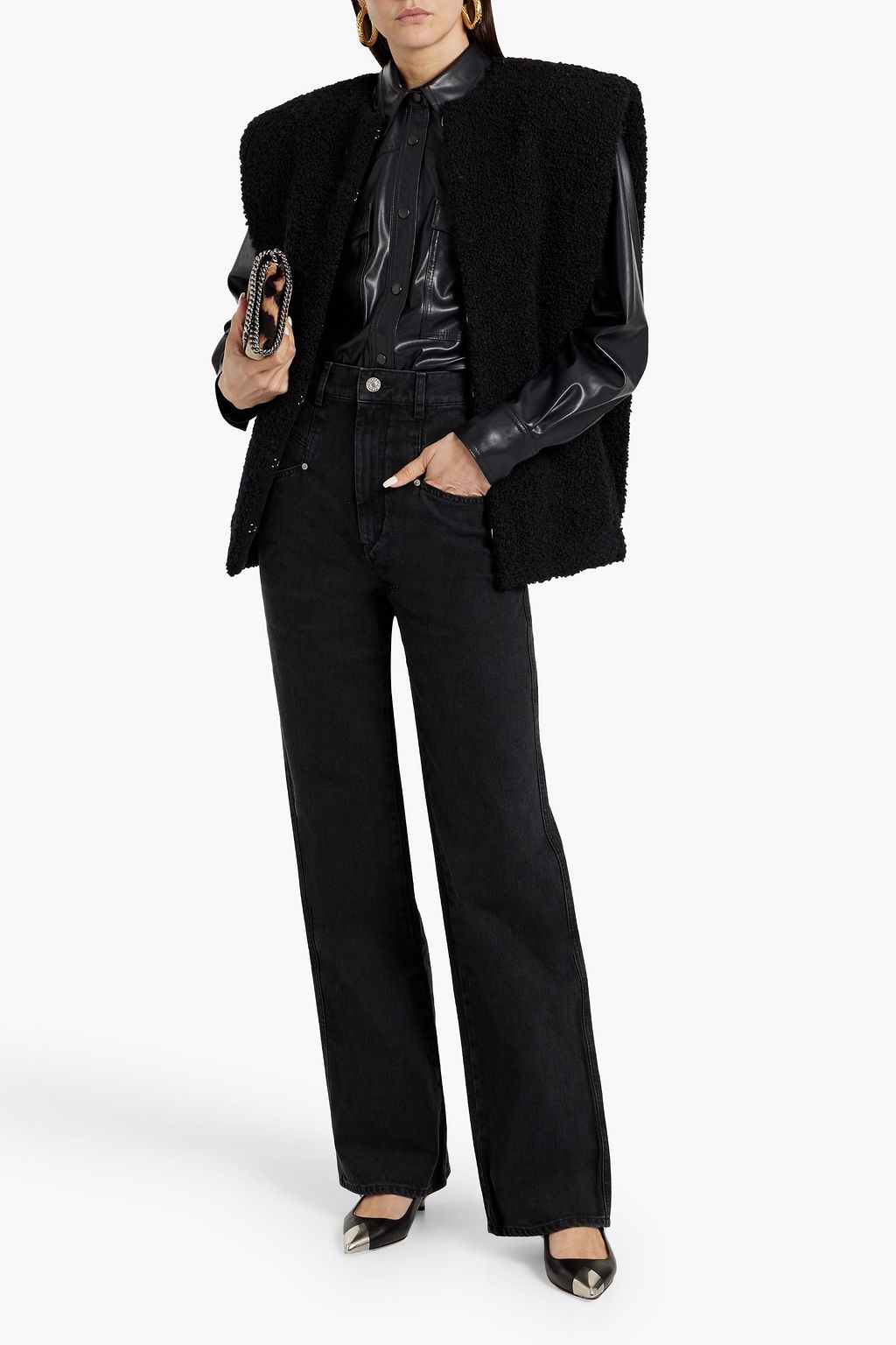 ISABEL MARANT Dileskoa high-rise straight-leg jeans