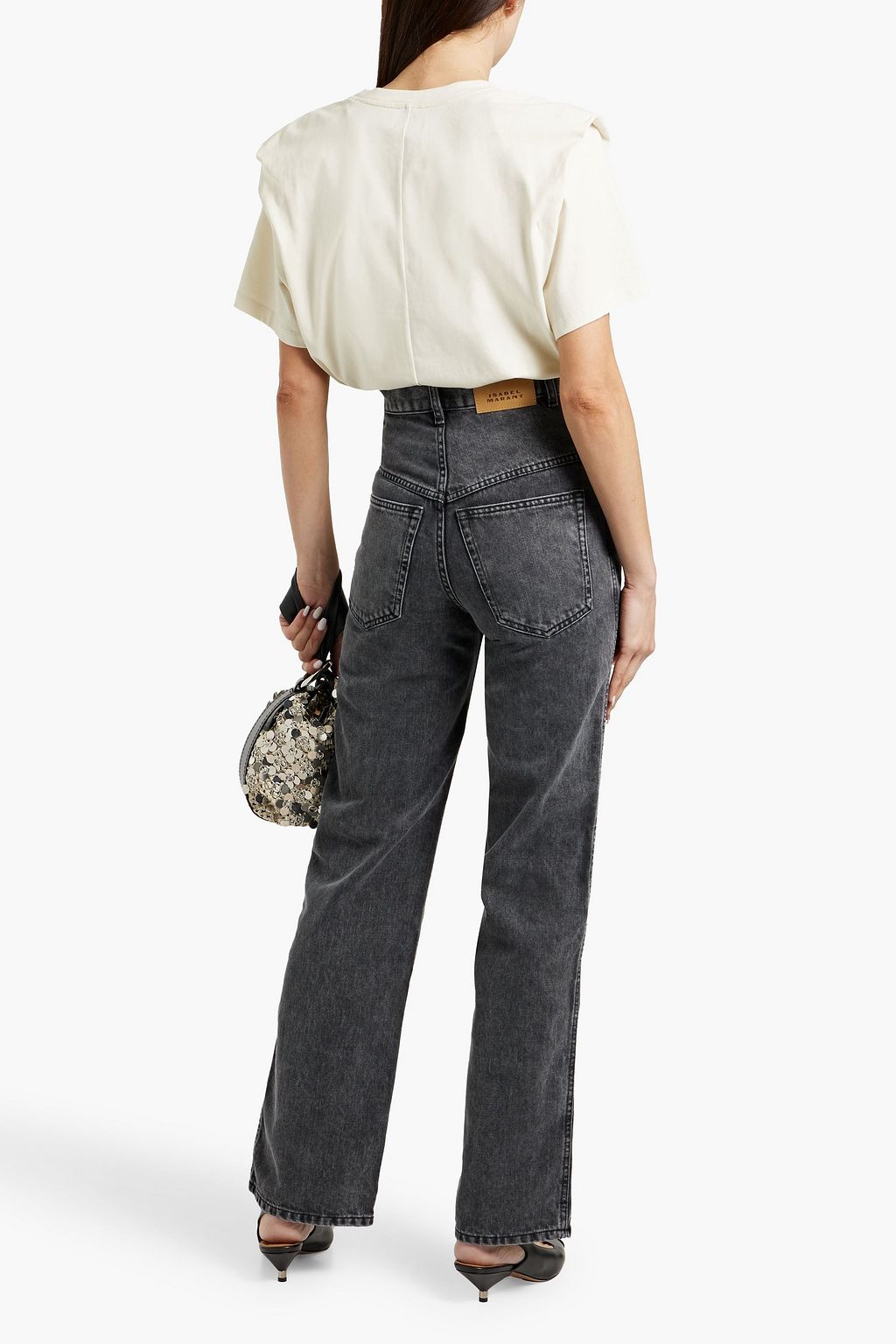 ISABEL MARANT Dileskoa high-rise straight-leg jeans