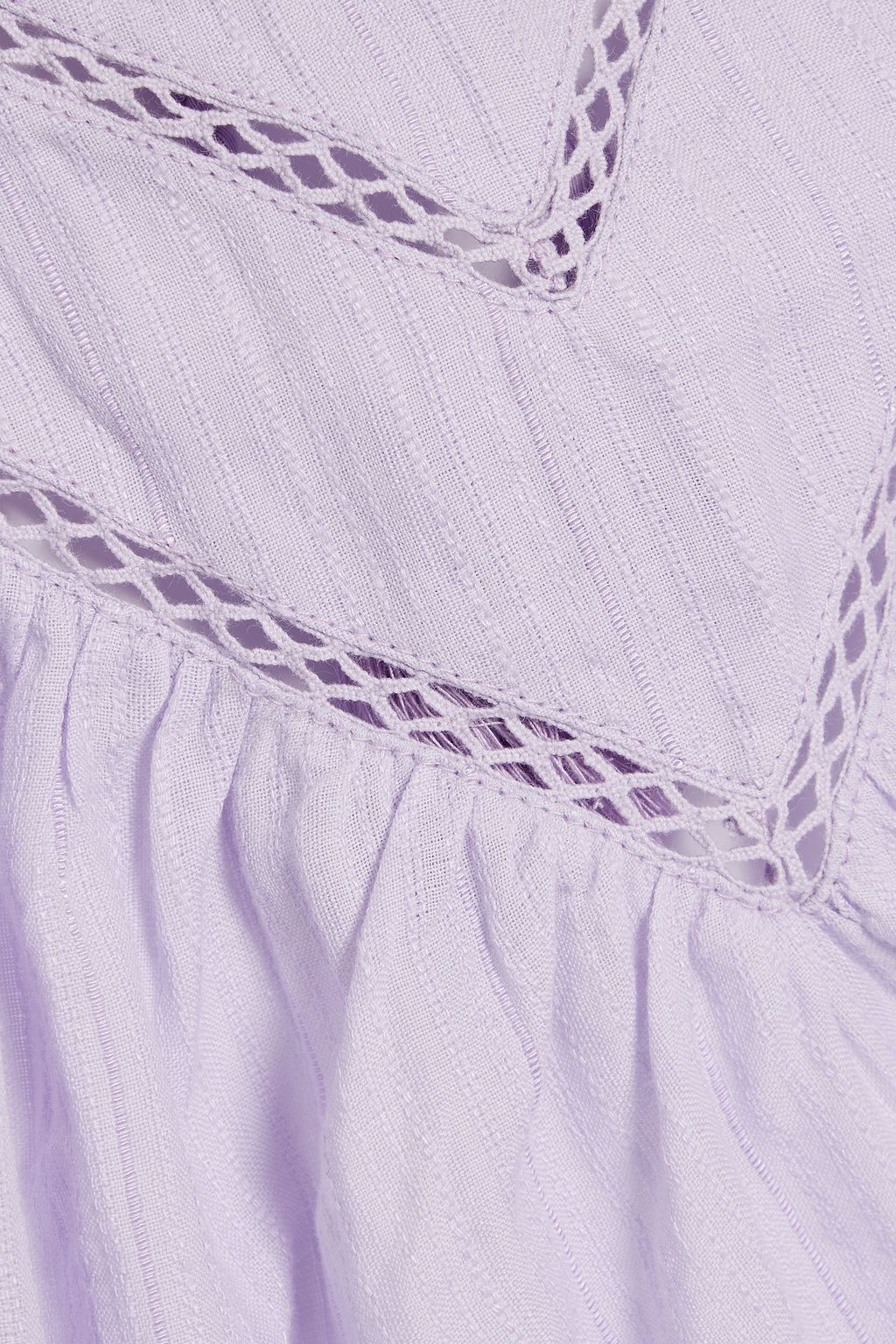 MARANT ÉTOILE Lisio cotton-blend jacquard halterneck top